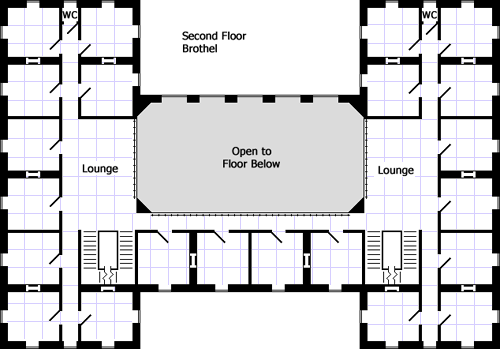 Second Floor - Brothel